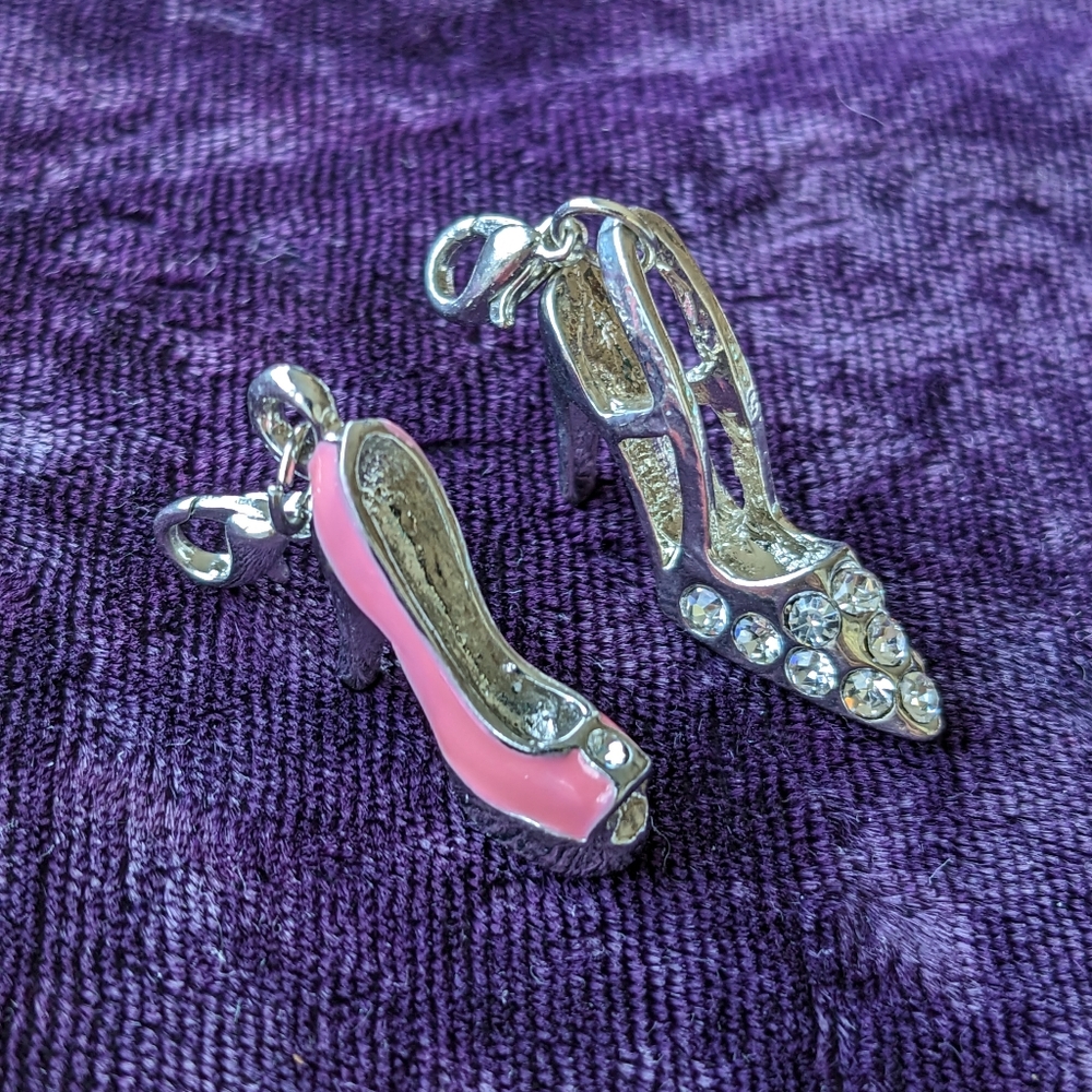 Two Sexy Hills Shoes Charms For Bracelets, Necklaces, Bags